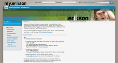 Desktop Screenshot of my.erikson.edu