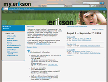 Tablet Screenshot of my.erikson.edu